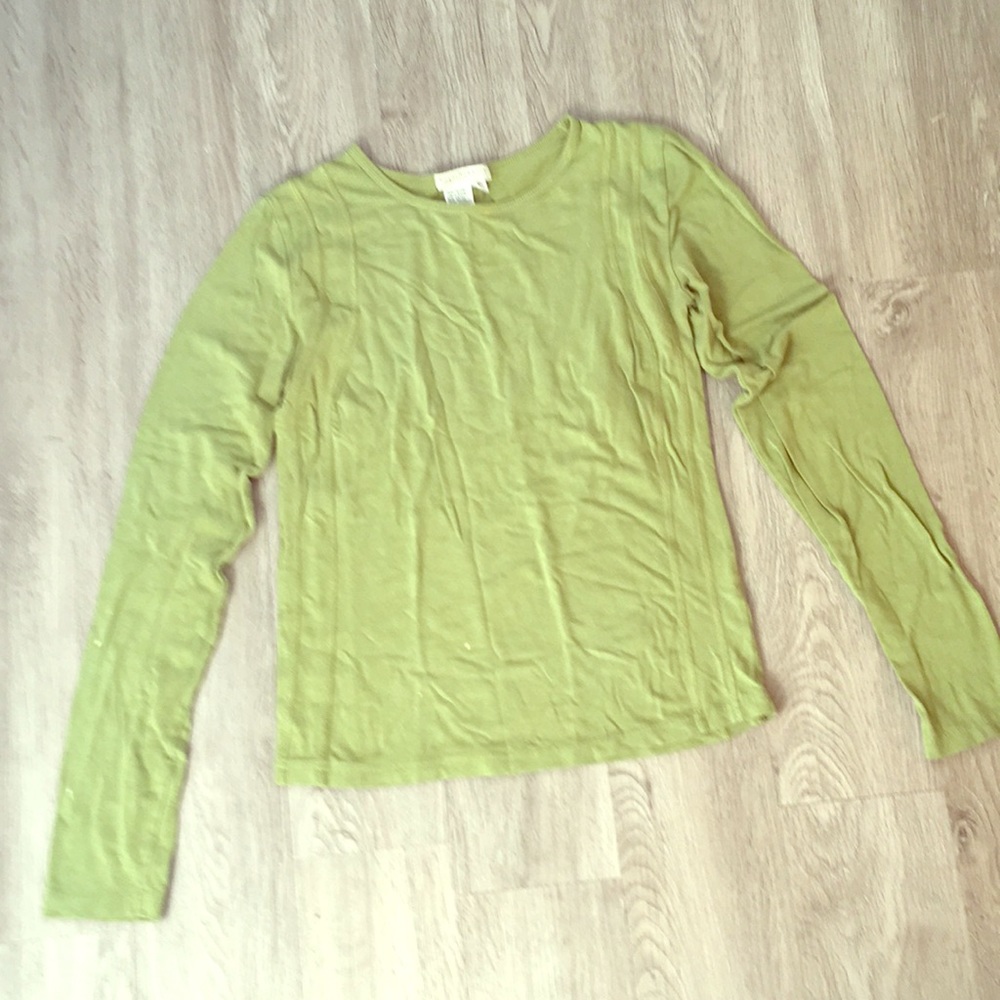 Green longsleeved top